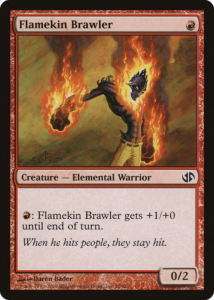 {C} Flamekin Brawler [Duel Decks: Jace vs. Chandra][DDB 035]