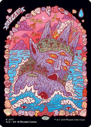 {B}[SLD 2117] Island (2117) (Foil) [Secret Lair Drop Series]