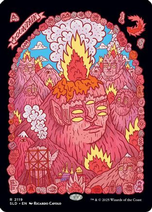 {B}[SLD 2119] Mountain (2119) (Foil) [Secret Lair Drop Series]