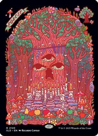 {B}[SLD 2120] Forest (2120) (Foil) [Secret Lair Drop Series]