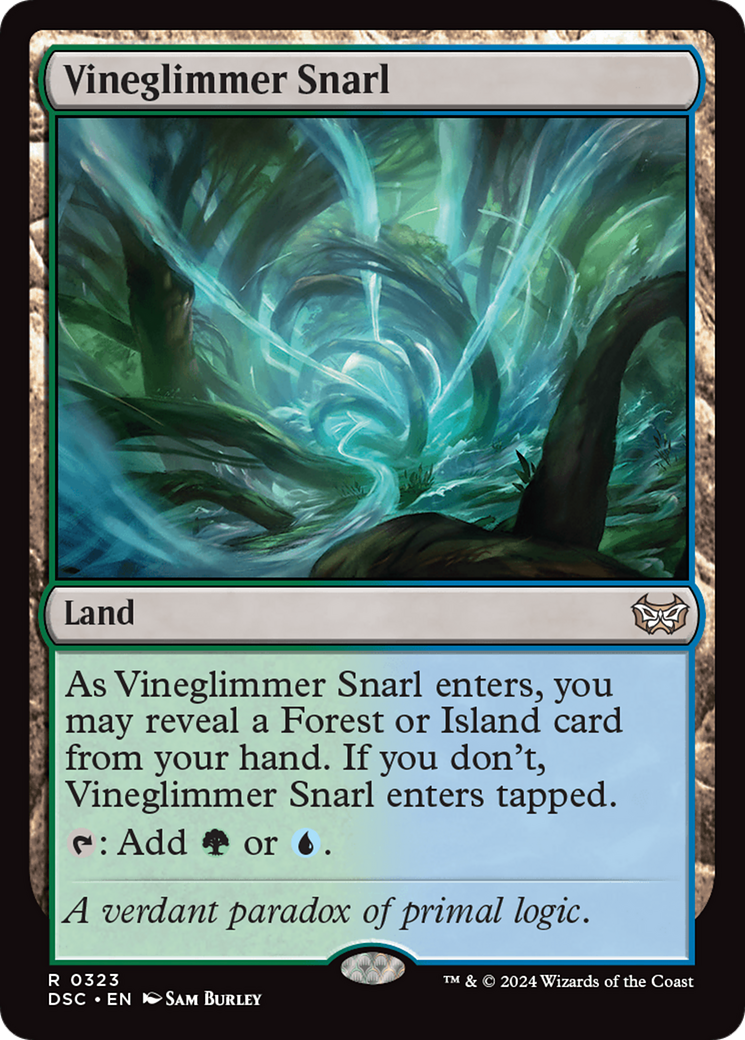 {R} Vineglimmer Snarl [Duskmourn: House of Horror Commander][DSC 323]
