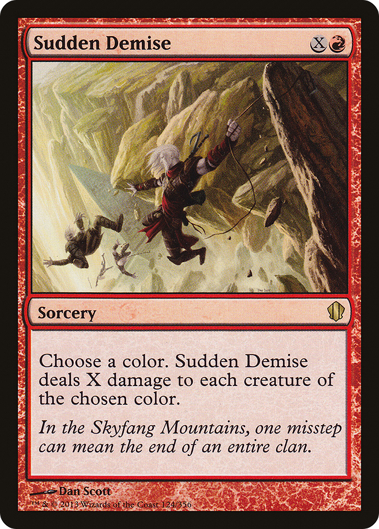 {R} Sudden Demise [Commander 2013][C13 124]