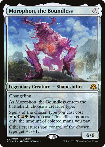 {R} Morophon, the Boundless [Judge Gift Cards 2021][PA J21 001]