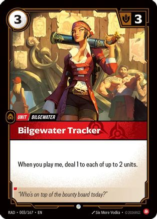 [RFB] Bilgewater Tracker (Foil) (003/167) - Radiance