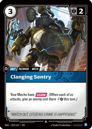 [RFB] Clanging Sentry (Foil) (055/167) - Radiance