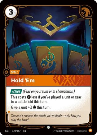 [RFB] Hold 'Em (Foil) (070/167) - Radiance