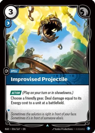 [RFB RAD] Improvised Projectile (Foil) (056/167) - Radiance