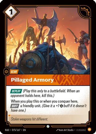 [RFB] Pillaged Armory (Foil) (073/167) - Radiance
