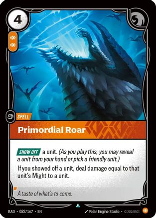 [RFB] Primordial Roar (Foil) (082/167) - Radiance