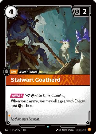 [RFB] Stalwart Goatherd (Foil) (083/167) - Radiance