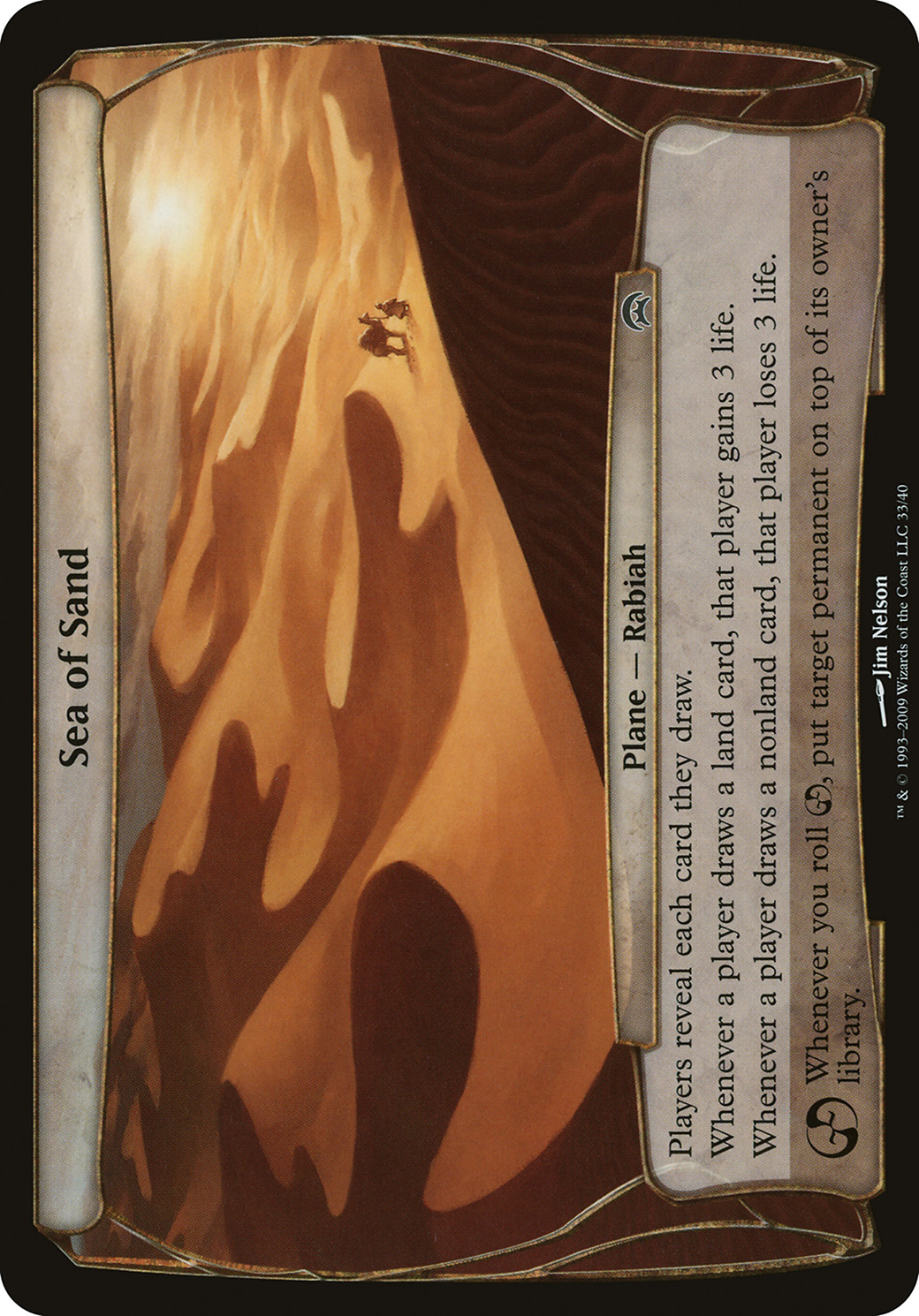 {O} Sea of Sand (Planes) [Planechase Planes][OVR HOP 033] - Misty Mountain Games