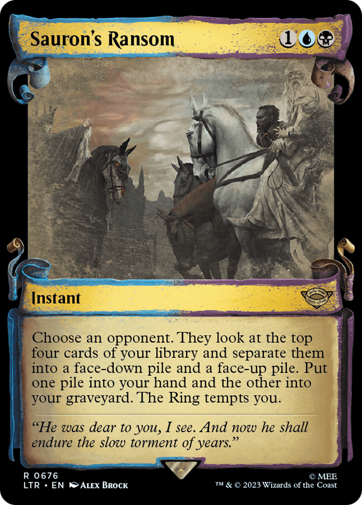 {R} Sauron's Ransom [The Lord of the Rings: Tales of Middle-Earth Showcase Scrolls][LTR 676]
