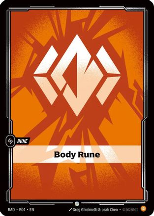 [RFB] Body Rune (Foil) (R04) - Radiance