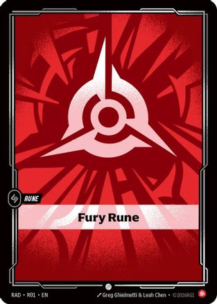 [RFB] Fury Rune (Foil) (R01) - Radiance