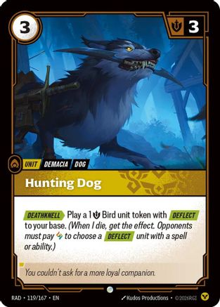 [RFB] Hunting Dog (Foil) (119/167) - Radiance