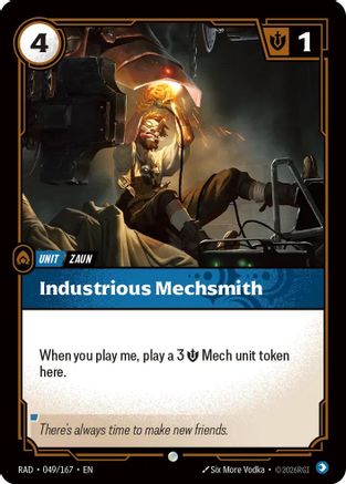[RFB RAD] Industrious Mechsmith (Foil) (049/167) - Radiance