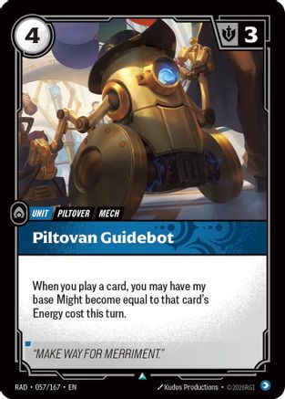 [RFB RAD] Piltovan Guidebot (Foil) (057/167) - Radiance
