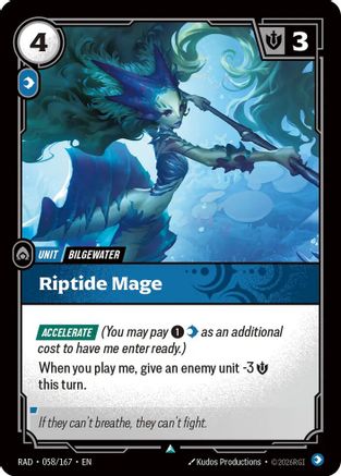 [RFB] Riptide Mage (Foil) (058/167) - Radiance