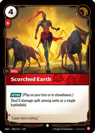 [RFB] Scorched Earth (Foil) (006/167) - Radiance