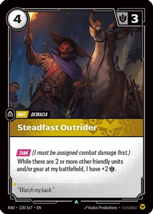 [RFB] Steadfast Outrider (Foil) (128/167) - Radiance