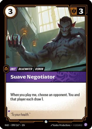 [RFB] Suave Negotiator (Foil) (099/167) - Radiance