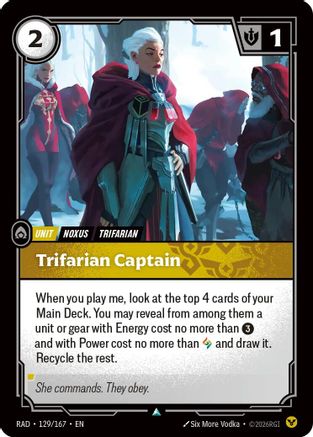 [RFB] Trifarian Captain (Foil) (129/167) - Radiance