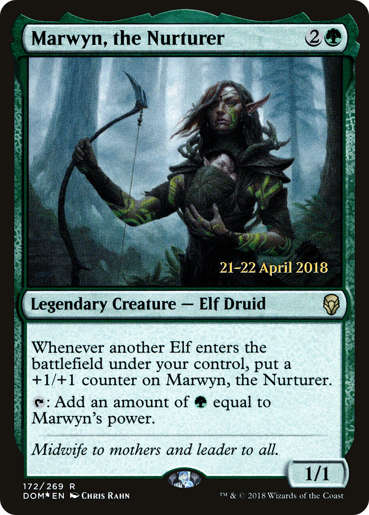 {R} Marwyn, the Nurturer [Dominaria Prerelease Promos][PR DOM 172]