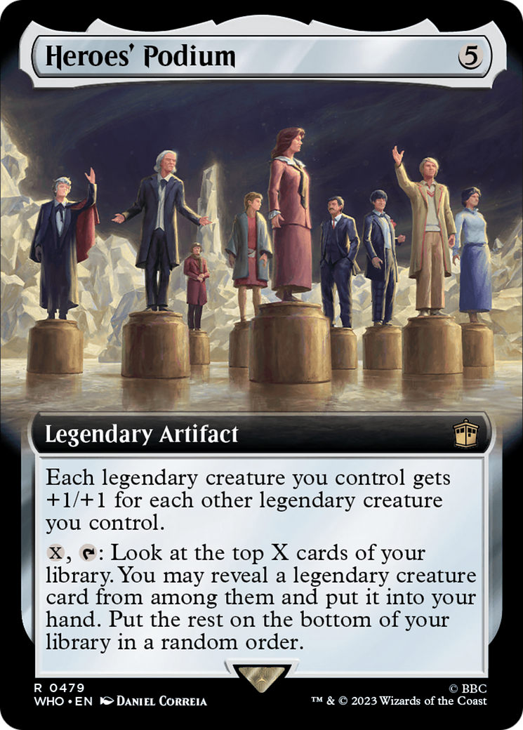 {R} Heroes' Podium (Extended Art) [Doctor Who][WHO 479]