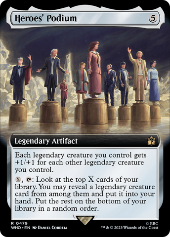 {R} Heroes' Podium (Extended Art) [Doctor Who][WHO 479]