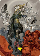 {A} Tamiyo, Compleated Sage Art Card (Gold-Stamped Signature) [Kamigawa: Neon Dynasty Art Series][GS ANEO 076]