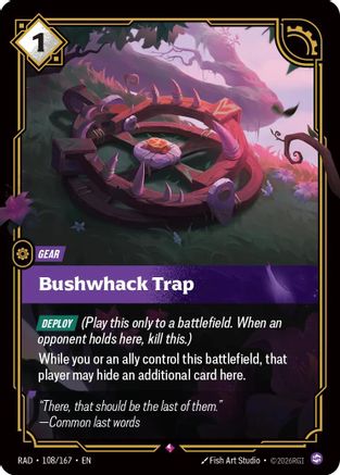 [RFB] Bushwhack Trap (Foil) (108/167) - Radiance