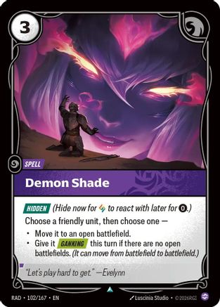 [RFB] Demon Shade (Foil) (102/167) - Radiance