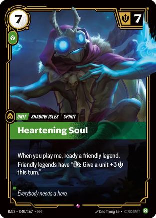 [RFB] Heartening Soul (Foil) (040/167) - Radiance