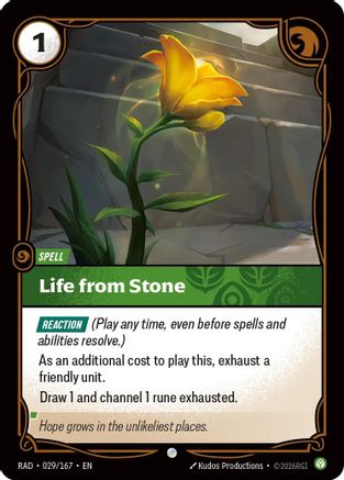 [RFB] Life from Stone (029/167) - Radiance