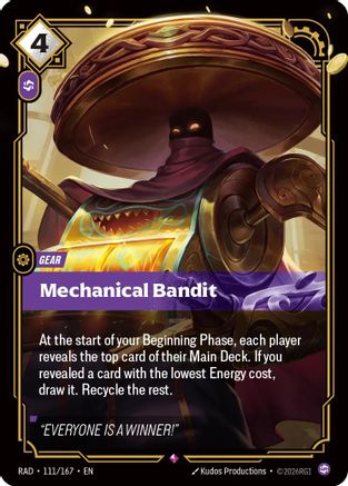 [RFB] Mechanical Bandit (Foil) (111/167) - Radiance