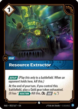 [RFB] Resource Extractor (Foil) (052/167) - Radiance