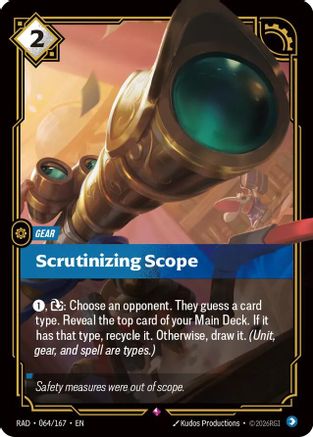[RFB] Scrutinizing Scope (Foil) (064/167) - Radiance