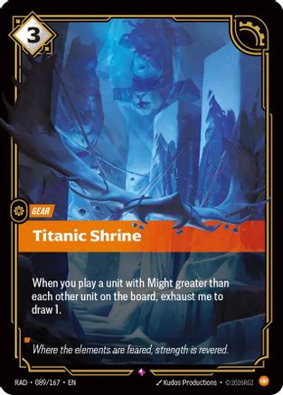 [RFB] Titanic Shrine (Foil) (089/167) - Radiance
