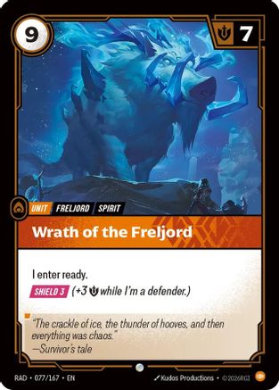 [RFB RAD] Wrath of the Freljord (Foil) (077/167) - Radiance