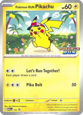 [PKM] Pokemon Run Pikachu (131) [Southeast Asia Exclusives]