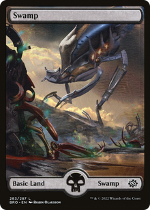 {B}[BRO 283] Swamp (283) - Full Art [The Brothers War]