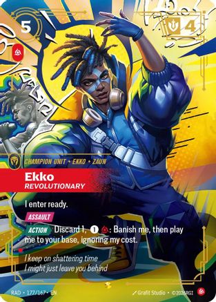 [RFB] Ekko, Revolutionary (Overnumbered) (Foil) (177/167) - Radiance