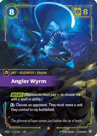 [RFB] Angler Wyrm (Foil) (113/167) - Radiance