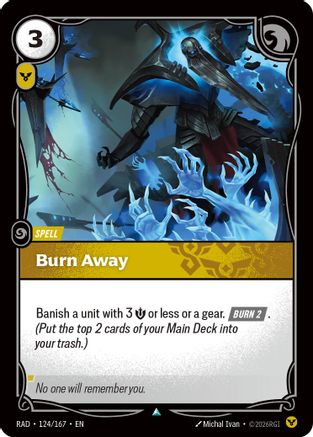 [RFB] Burn Away (Foil) (124/167) - Radiance