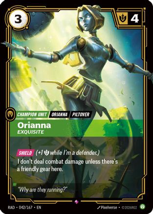 [RFB] Orianna, Exquisite (Foil) (042/167) - Radiance