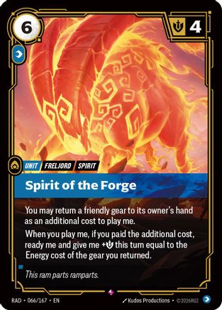 [RFB] Spirit of the Forge (Foil) (066/167) - Radiance