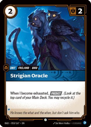 [RFB] Strigian Oracle (Foil) (053/167) - Radiance