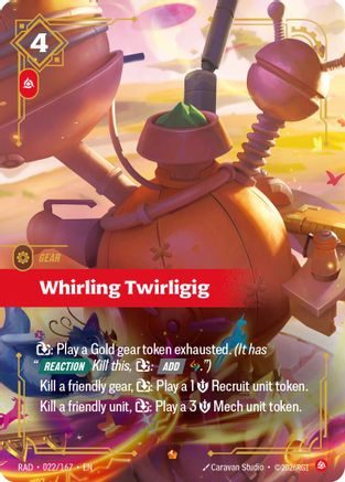 [RFB] Whirling Twirligig (Foil) (022/167) - Radiance