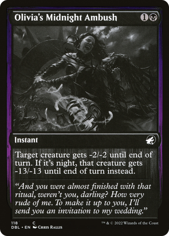 {C} Olivia's Midnight Ambush [Innistrad: Double Feature][DBL 118]