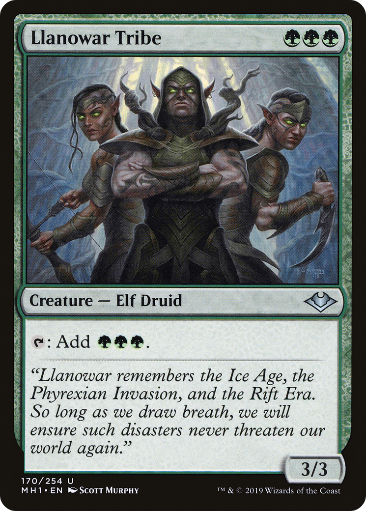 {C} Llanowar Tribe [Modern Horizons][MH1 170]